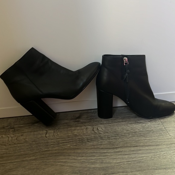 Saks Fifth Avenue Genuine Leather Booties - Picture 6 of 13